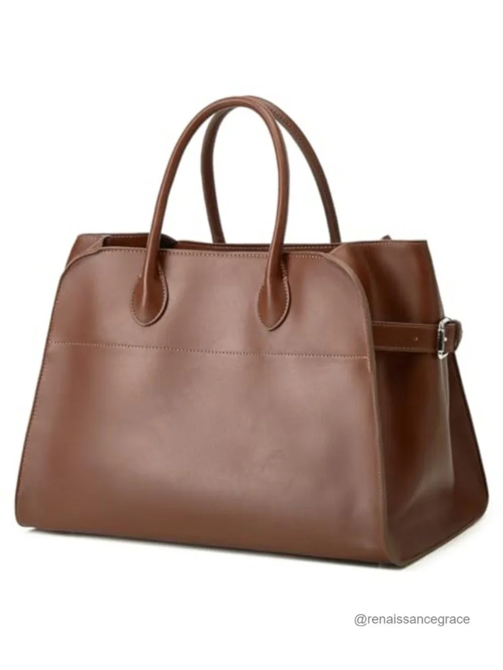 Vegan Leather Large Tote Bag with Top Handle Retro Work Purse